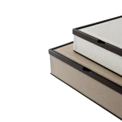 Astrea Square Leather Box