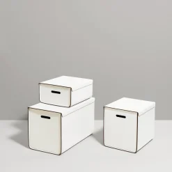 Athena Medium Leather Wardrobe Box