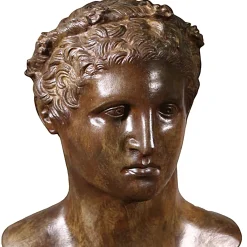 Athlete Bust Bronze Sculpture