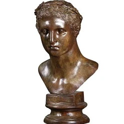 Athlete Bust Bronze Sculpture