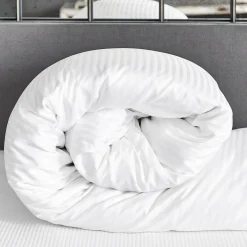 Athos Jacquard White US King Duvet Cover