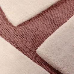 Atlas AT02 Rust Pink Wool Rug