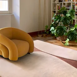 Atlas AT02 Rust Pink Wool Rug