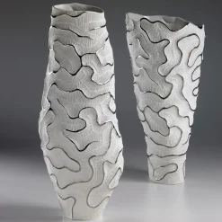 Atlas Platinum Vase
