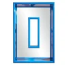 Atrio Blue Details Wall Mirror