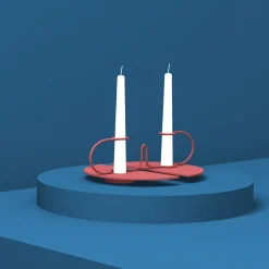 Attratti Ruby Red Candle Holder