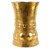 Auri gold Ceramic Vase by Gabriele Mengoni
