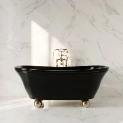 Aurora Bijoux Painted Black Bathtub