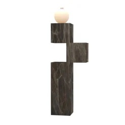 B Visone Marble Candleholder