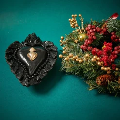 BAD ROMANCE BLACK CERAMIC HEART