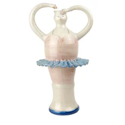 Ballerina Ivory Ceramic Vase