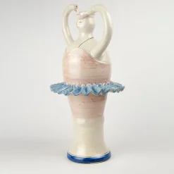 Ballerina Ivory Ceramic Vase