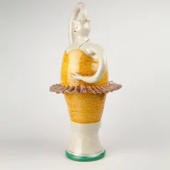 Ballerina Yellow Ceramic Vase