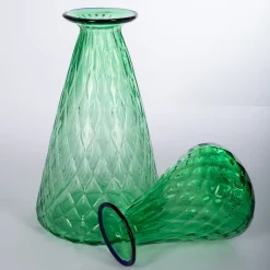 Balloton Set of 2 Conical Green Vases