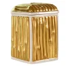 BAMBOO CANISTER - GOLD