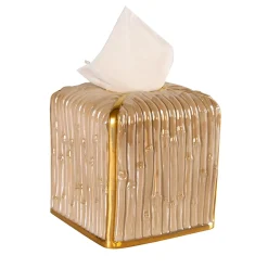 BAMBOO TISSUE BOX - BEIGE