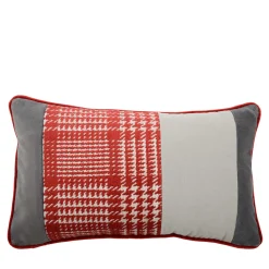 Bandè jacquard fabric Etoile and cotton velvet Cushion #1