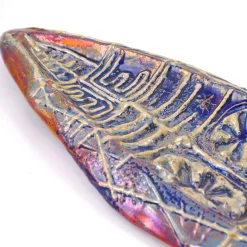 Barca Graffito Boat-Like Polychrome Ceramic Centerpiece Bowl