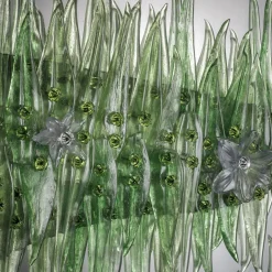 Barena Murano Glass Floral Wall Mirror