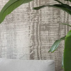 Bark Cloth Gray Wallpaper