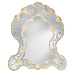 Barocco Wall Mirror with gold leaf