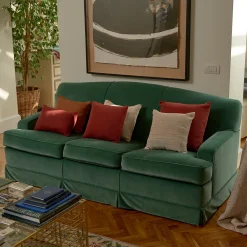 Batavia Earth-Ecrù Square Pillowcase