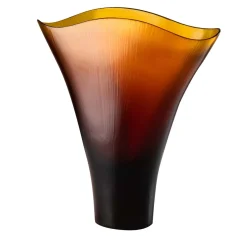 Battuti Amber Vase by Tobia Scarpa and Ludovico Diaz de Santillana