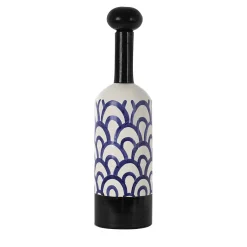 Bauhaus Blue Decorative Bottle