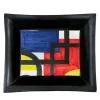 Bauhaus Multicolor Ceramic Pocket Tray #1 by Benedetto Longobardi