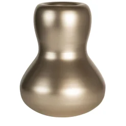 Bean Satin Beige Decorative Vase #1