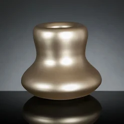 Bean Satin Beige Decorative Vase #2