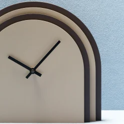 Beige Central Desk Clock
