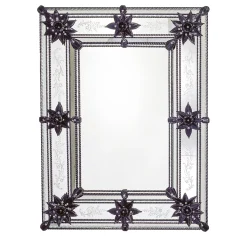 Bellini Murano Glass Mirror in Venetian Style