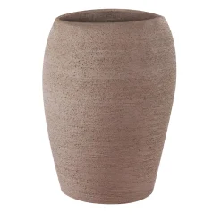Belmont Bulging Brown Ceramic Vase