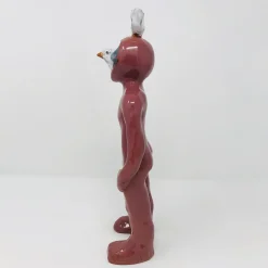 Berry Red Deep-Sea Diver Sculpture