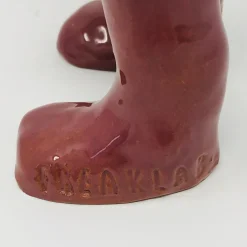 Berry Red Deep-Sea Diver Sculpture