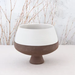 Bicolor Terracotta Vase