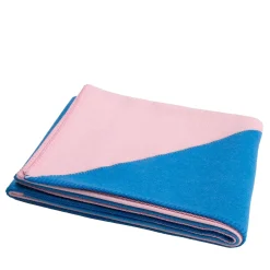 Biella Pink and Blue Blanket