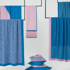 Biella Pink and Blue Blanket