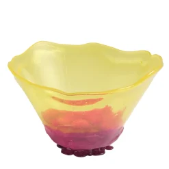 Big Surprise 2 Small Yellow & Pink Resin Vase by Gaetano Pesce
