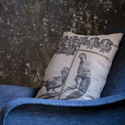 Birds & Flowers Cushion 003