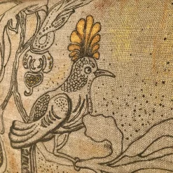 Birds & Flowers Cushion 011