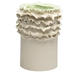 Biscuit Crystal Green Porcelain Decorative Vase #2