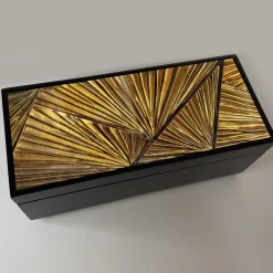 Black & Gold Jewelry Box
