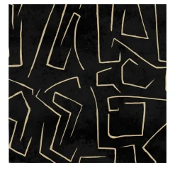 Black and Gold Art Minimalist Wallpaper