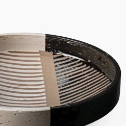 Black and White Bolo Centerpiece by Aldo Londi