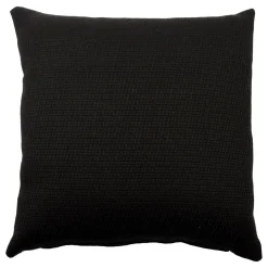 Black and White Carré Cushion in toile de jouy jacquard fabric