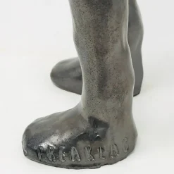 Black Deep-Sea Diver Sculpture