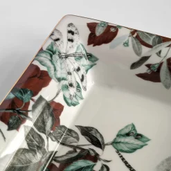 Black Dragon Pool Set Of Porcelain Ashtray And Vide-Poche