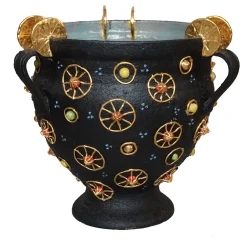 Black Etruscan Vase